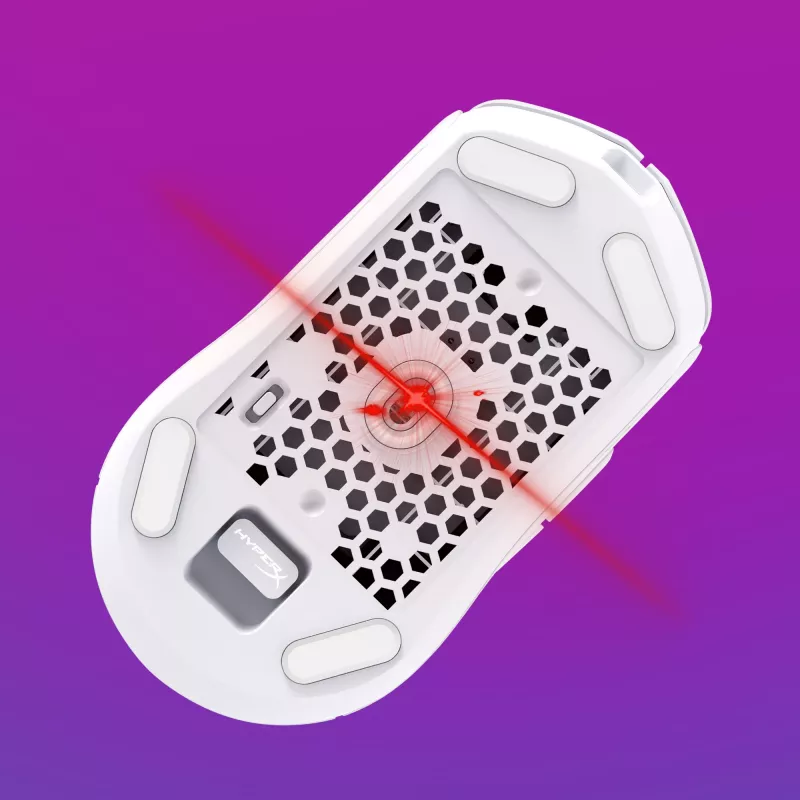 HyperX Pulsefire Haste 2 - Belaidė žaidimų pelė (balta)