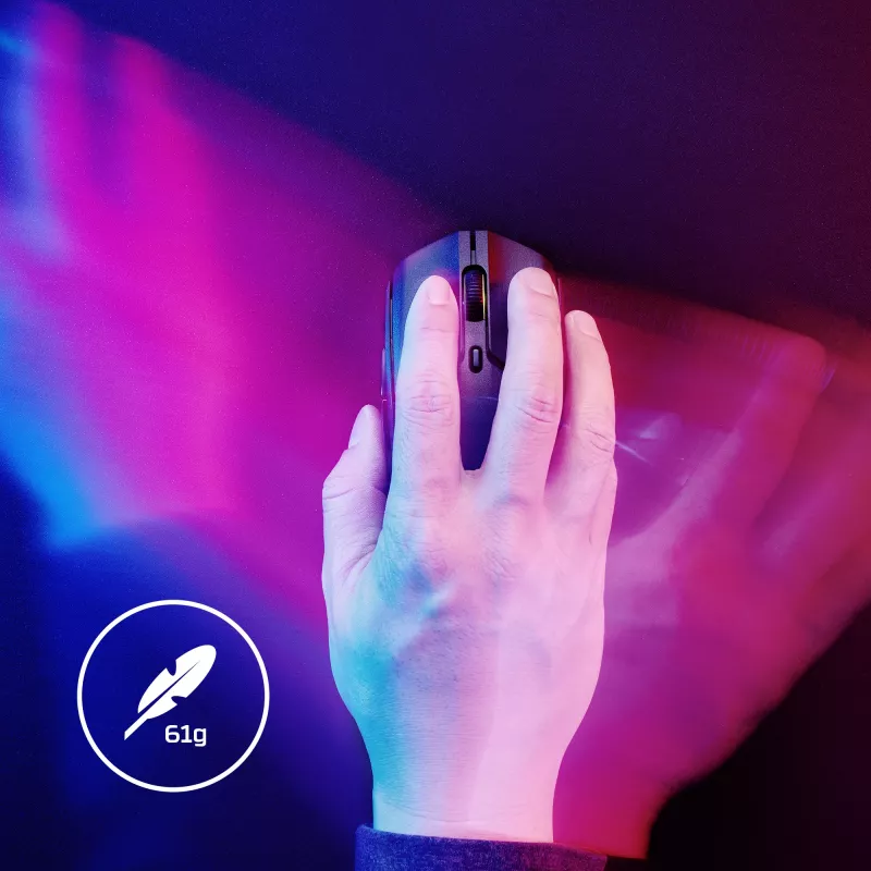 HyperX Pulsefire Haste 2 - Belaidė žaidimų pelė (balta)