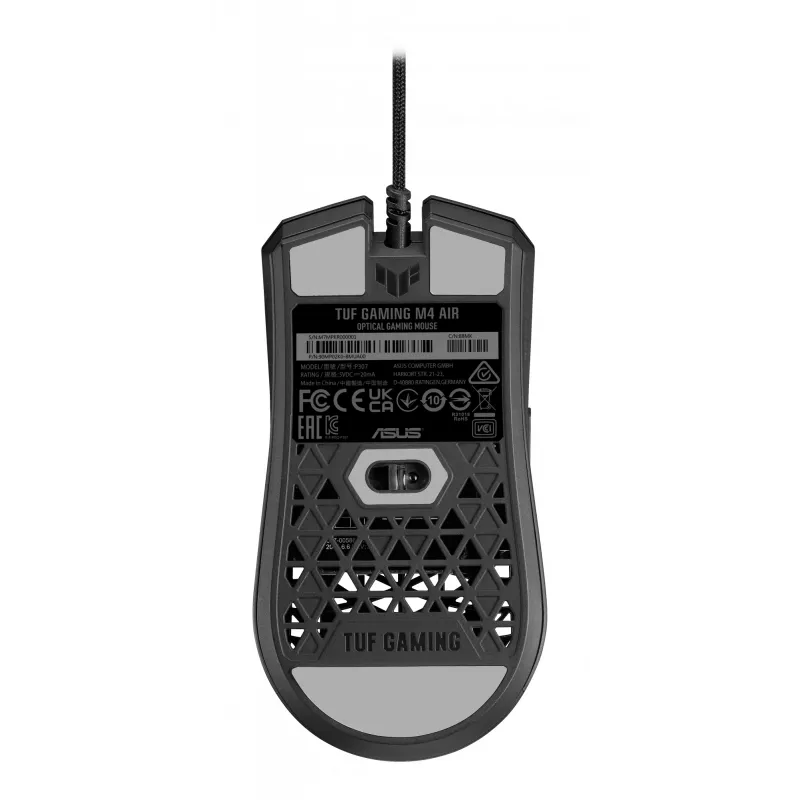 ASUS TUF Gaming M4 Air pelė Ambidextrinė USB-A Optinė 16000 DPI