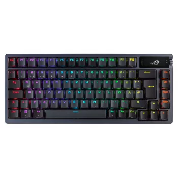 ASUS ROG Azoth klaviatūra žaidimams USB + RF belaidis + Bluetooth QWERTY Juoda