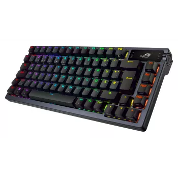 ASUS ROG Azoth klaviatūra žaidimams USB + RF belaidis + Bluetooth QWERTY Juoda