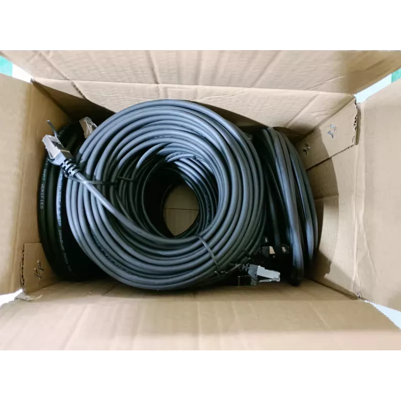 Equip Cat.6 S/FTP jungiamasis kabelis, 2,0 m, juodas, 34 vnt./rinkinyje