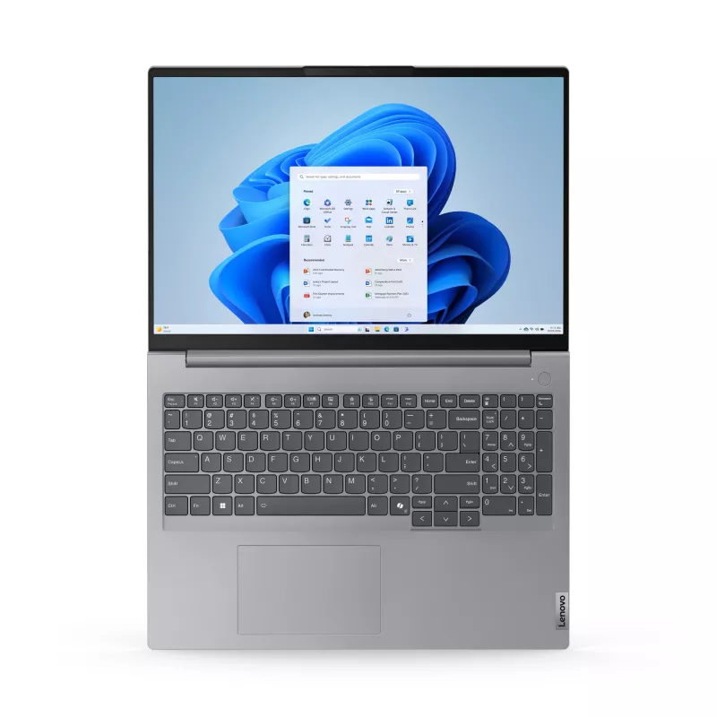 Nešiojamas kompiuteris Lenovo ThinkBook 16 G7 ARP AMD Ryzen™ 5 7535HS 40,6 cm (16 colių) WUXGA 32 GB DDR5-SDRAM 512 GB SSD Wi-Fi 6E (802.11ax) Windows 11 Pro Pilka