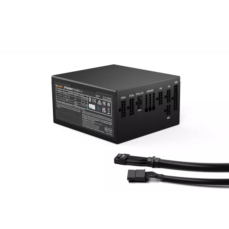 be quiet! BN338 maitinimo blokas 1000 W 20+4 pin ATX ATX Juoda