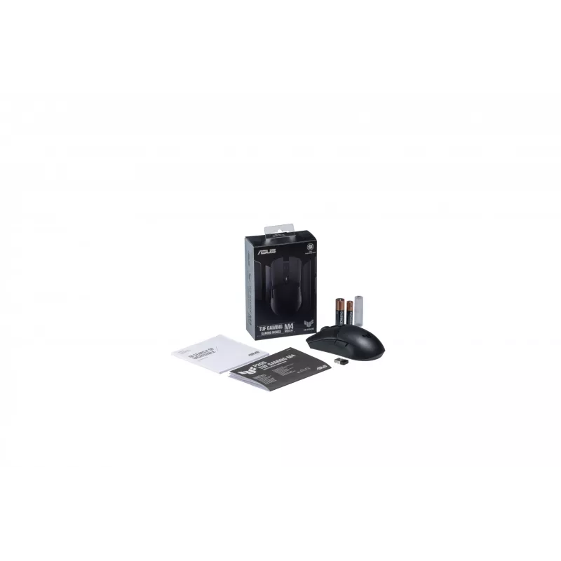 Pelė ASUS TUF Gaming M4 Wireless, dešinei rankai, RF + Bluetooth, optinė 12000 DPI
