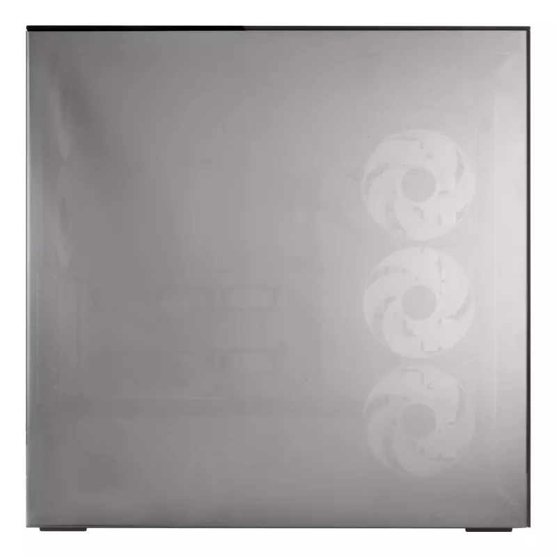 Korpusas ARCTIC Xtender VG (Mirror Black) Premium E-ATX su vertikaliu GPU montavimu
