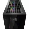 Korpusas ARCTIC Xtender VG (Mirror Black) Premium E-ATX su vertikaliu GPU montavimu
