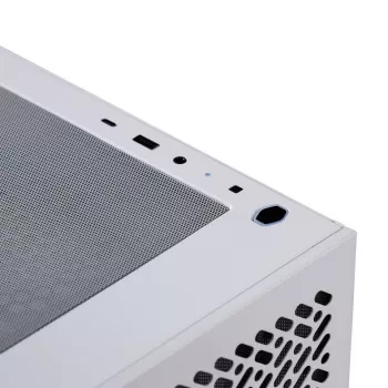Kompiuterio korpusas Cooler Master Elite 302 White mATX su 3x 120 mm ARGB ventiliatoriais