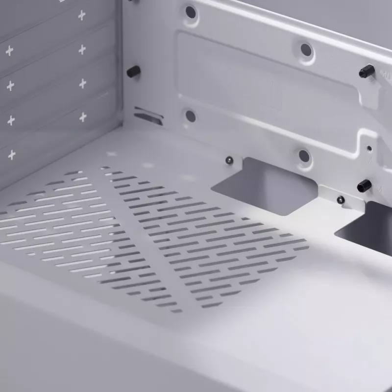 Kompiuterio korpusas Cooler Master Elite 302 White mATX su 3x 120 mm ARGB ventiliatoriais