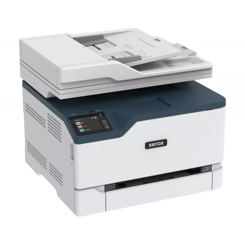 Xerox C235 spalvotas daugiafunkcis įrenginys A4, 22 ppm, belaidis, spausdinimas/kopijavimas/nuskaitymas/faksas, PS3, PCL5e/6, ADF, 2 padėklai, 251 lapas