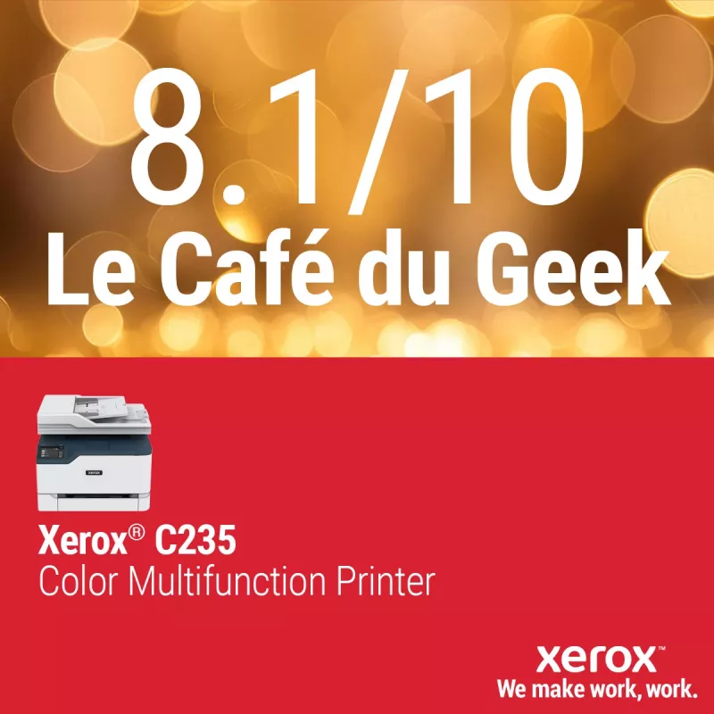 Xerox C235 spalvotas daugiafunkcis įrenginys A4, 22 ppm, belaidis, spausdinimas/kopijavimas/nuskaitymas/faksas, PS3, PCL5e/6, ADF, 2 padėklai, 251 lapas