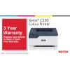 Xerox C230 A4 22ppm belaidis spausdintuvas su dvipusiu spausdinimu, PS3, PCL5e/6, 2 padėklai, iš viso 251 lapas