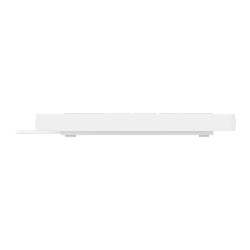Contour Design Active Key Contour QuickClean medicininė klaviatūra IP68 su jutikliniu kilimėliu kompaktiška laidinė balta DE C7412