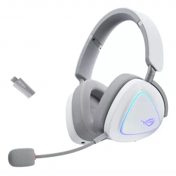 ASUS ROG Delta II ausinės Belaidės & Laidinės Antgalvinės Žaidimams USB Type-C Bluetooth Balta