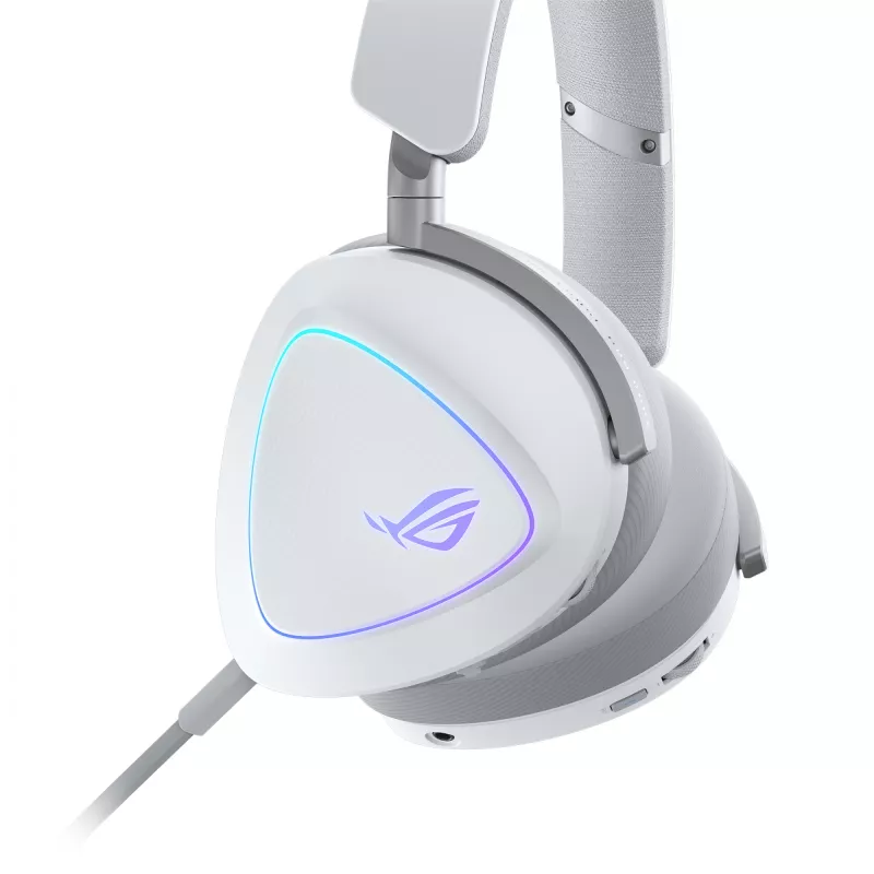 ASUS ROG Delta II ausinės Belaidės & Laidinės Antgalvinės Žaidimams USB Type-C Bluetooth Balta