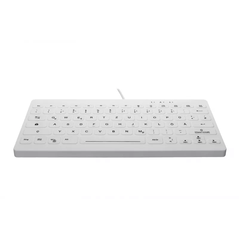 Contour Design Active Key Contour QuickClean Medicininė klaviatūra IP68 Mini Wired White DE C4112