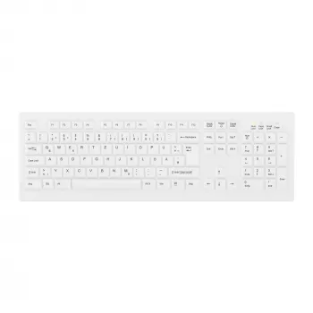 Contour Design Active Key Contour ClassicClean Medicininė klaviatūra su nuimamu dangteliu Pilno dydžio Belaidis Baltas DE C8100