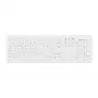 Contour Design Active Key Contour ClassicClean Medicininė klaviatūra su nuimamu dangteliu Pilno dydžio Belaidis Baltas DE C8100