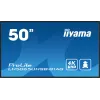 IIYAMA LH5065UHSB-B1AG skaitmeninės reklamos ekranas, 125,7 cm (49,5 colio), LCD, Wi-Fi, 800 cd/m², 4K Ultra HD, juodas, su integruotu procesoriumi, Android 11, 24/7