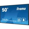 IIYAMA LH5065UHSB-B1AG skaitmeninės reklamos ekranas, 125,7 cm (49,5 colio), LCD, Wi-Fi, 800 cd/m², 4K Ultra HD, juodas, su integruotu procesoriumi, Android 11, 24/7