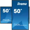 IIYAMA LH5065UHSB-B1AG skaitmeninės reklamos ekranas, 125,7 cm (49,5 colio), LCD, Wi-Fi, 800 cd/m², 4K Ultra HD, juodas, su integruotu procesoriumi, Android 11, 24/7