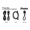 iiyama LH5565UHSB-B1 Signage ekranas Kiosko dizainas 138.7 cm (54.6 col.) LED Wi-Fi 800 cd/m² 4K Ultra HD Juodas Įmontuotas procesorius Android 11 24/7
