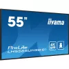 iiyama LH5565UHSB-B1 Signage ekranas Kiosko dizainas 138.7 cm (54.6 col.) LED Wi-Fi 800 cd/m² 4K Ultra HD Juodas Įmontuotas procesorius Android 11 24/7