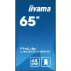 „iiyama LH6565UHSB-B1“ reklaminis ekranas su kiosko dizainu 163,8 cm (64,5 col.) LED Wi-Fi 800 cd/m² 4K Ultra HD juodas su integruotu procesoriumi Android 11 24/7
