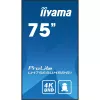 „iiyama LH7565UHSB-B1“ reklaminis ekranas su kiosko dizainu 189,2 cm (74,5 col.) LED Wi-Fi 800 cd/m² 4K Ultra HD juodas su integruotu procesoriumi Android 11 24/7