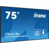„iiyama LH7565UHSB-B1“ reklaminis ekranas su kiosko dizainu 189,2 cm (74,5 col.) LED Wi-Fi 800 cd/m² 4K Ultra HD juodas su integruotu procesoriumi Android 11 24/7