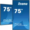 „iiyama LH7565UHSB-B1“ reklaminis ekranas su kiosko dizainu 189,2 cm (74,5 col.) LED Wi-Fi 800 cd/m² 4K Ultra HD juodas su integruotu procesoriumi Android 11 24/7