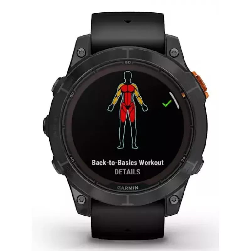 Išmanusis laikrodis GARMIN fēnix 7 Pro Solar Edition — 47 mm korpusas, 1,3 colio MIP jutiklinis ekranas, 32 GB, GPS, Wi‑Fi, Bluetooth, juodas silikoninis dirželis