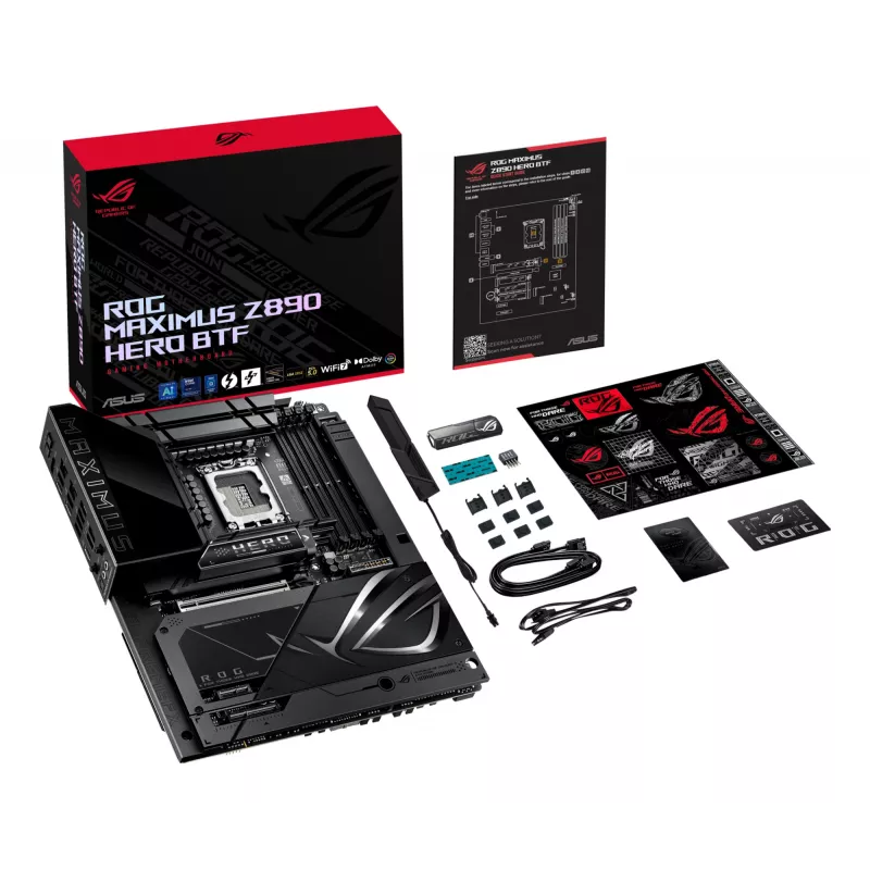 ASUS ROG MAXIMUS Z890 HERO BTF Intel Z890 LGA 1851 (Socket V1) ATX pagrindinė plokštė