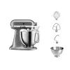 Stacionarus maišytuvas KITCHENAID ARTISAN 5KSM185PS — 300 W, 4,8 l nerūdijančio plieno dubuo, 10 greičių, sidabrinis