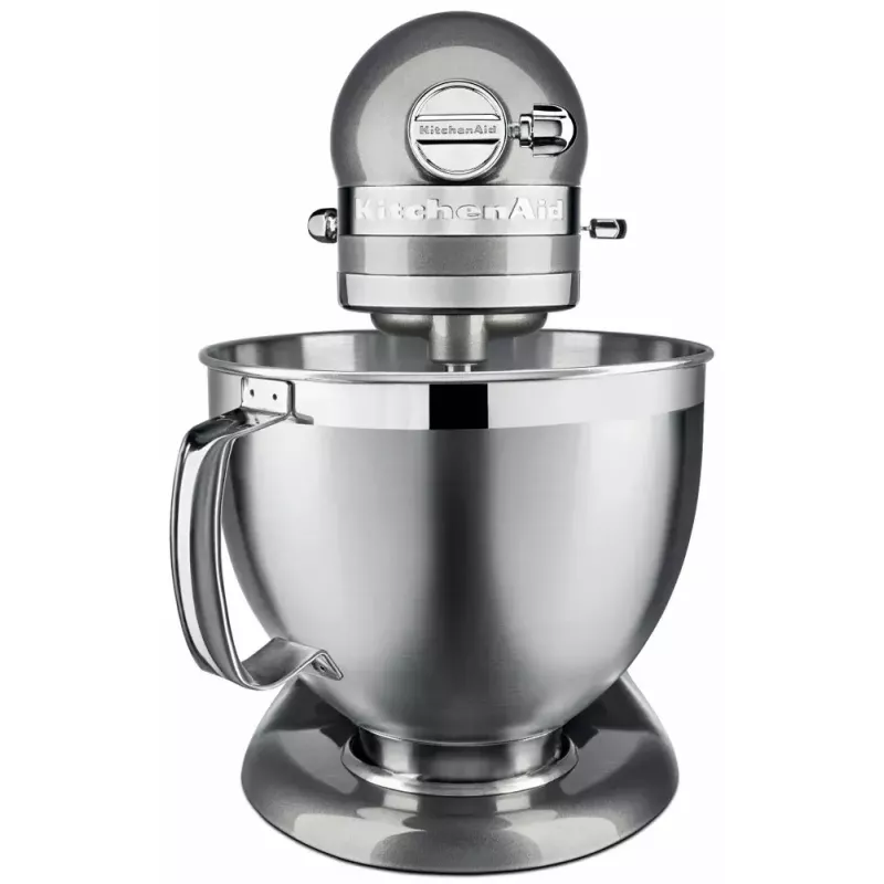 Stacionarus maišytuvas KITCHENAID ARTISAN 5KSM185PS — 300 W, 4,8 l nerūdijančio plieno dubuo, 10 greičių, sidabrinis