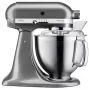 Stacionarus maišytuvas KITCHENAID ARTISAN 5KSM185PS — 300 W, 4,8 l nerūdijančio plieno dubuo, 10 greičių, sidabrinis