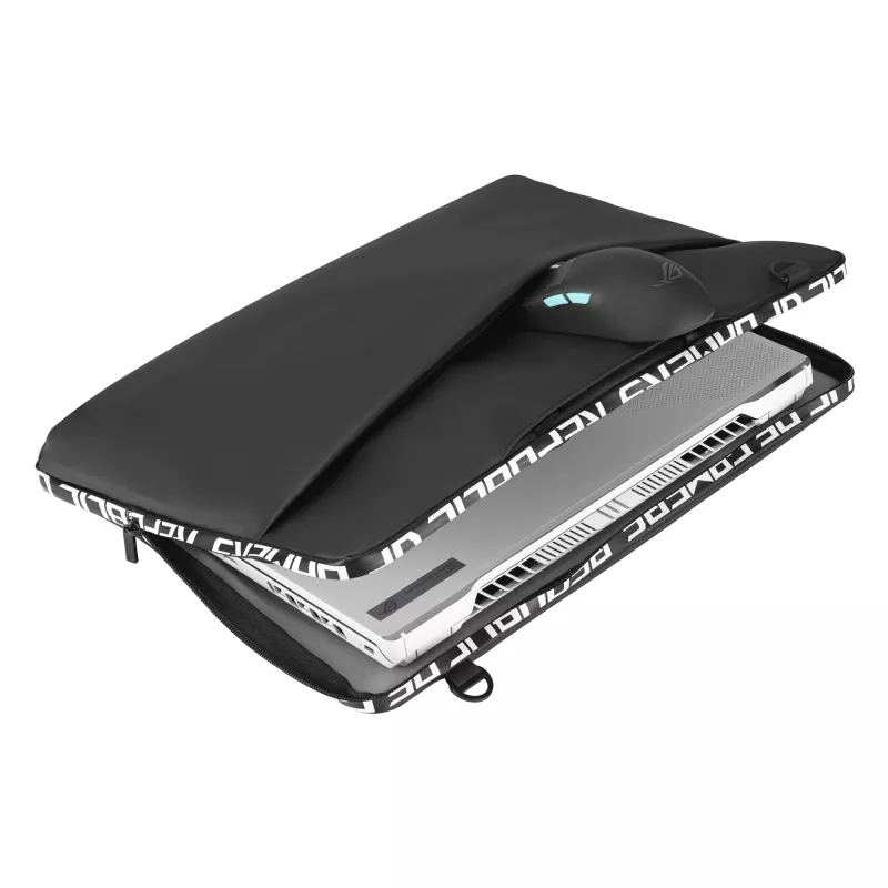 ASUS ROG Ranger Carry Sleeve 16 – nešiojimo dėklas 16 colių nešiojamam kompiuteriui, juodas