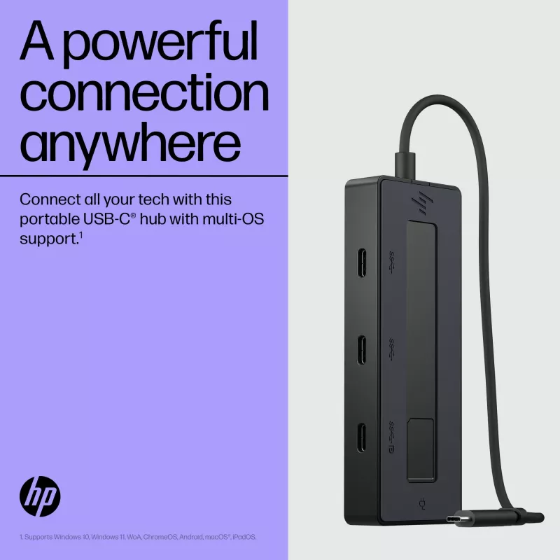 USB-C kelių prievadų stotelė HP 4K 6G842AA#ABB