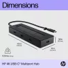 USB-C kelių prievadų stotelė HP 4K 6G842AA#ABB