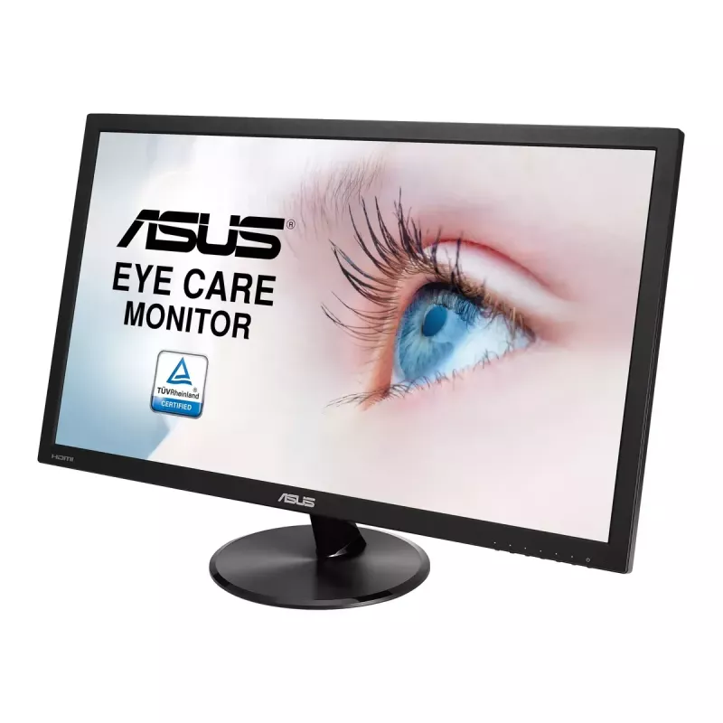 ASUS VP247HAE monitorius 23,6 col. Full HD (1920 x 1080) VA LED, 5 ms, 250 cd/m², 3000:1, HDMI + VGA, juodos spalvos
