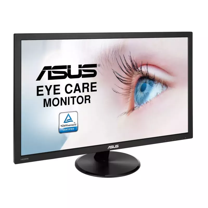 ASUS VP247HAE monitorius 23,6 col. Full HD (1920 x 1080) VA LED, 5 ms, 250 cd/m², 3000:1, HDMI + VGA, juodos spalvos