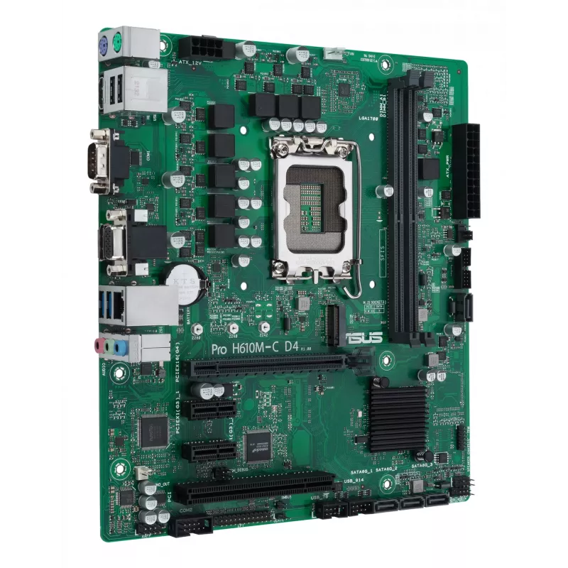 ASUS PRO H610M-C D4-CSM Intel H610 LGA 1700 micro ATX pagrindinė plokštė