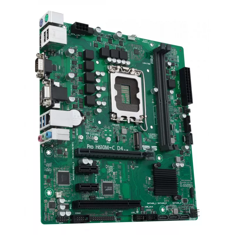 ASUS PRO H610M-C D4-CSM Intel H610 LGA 1700 micro ATX pagrindinė plokštė