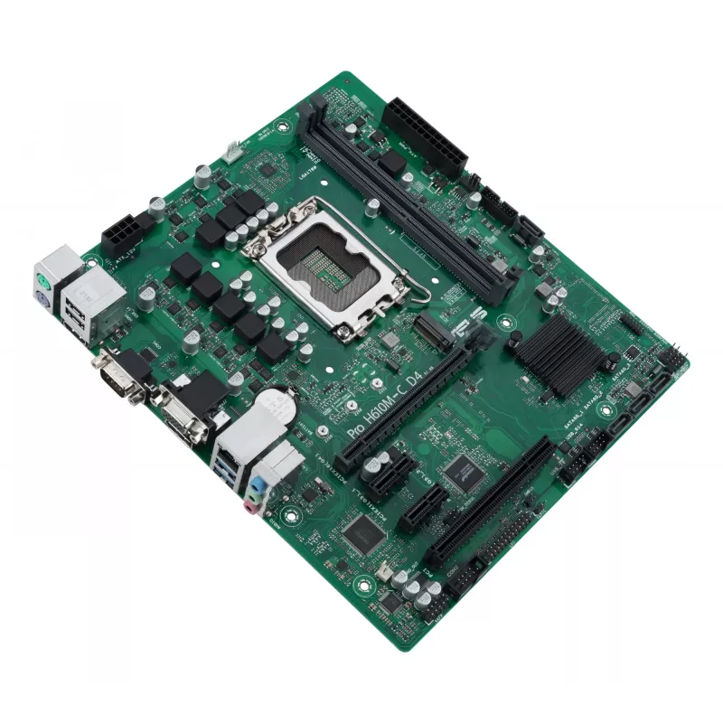 ASUS PRO H610M-C D4-CSM Intel H610 LGA 1700 micro ATX pagrindinė plokštė