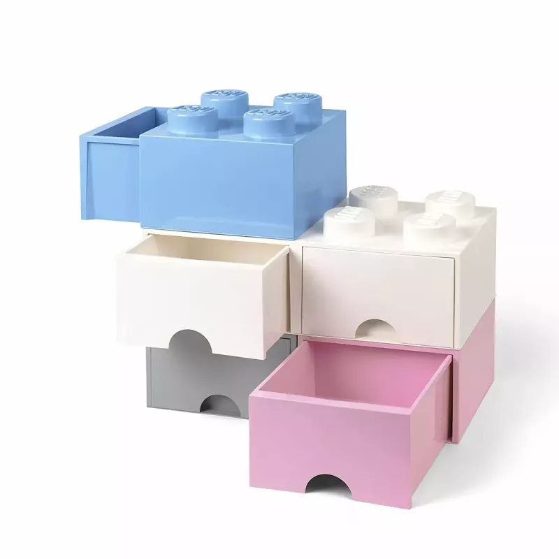 Stalčius LEGO Brick 8, room copenhagen RC40061735, baltas