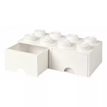 Stalčius LEGO Brick 8, room copenhagen RC40061735, baltas