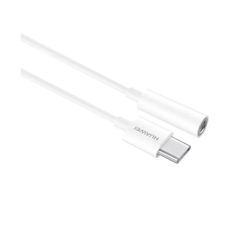 Mobiliojo telefono laidas Huawei CM20 USB Type-C 3,5 mm Baltas 0,09 m
