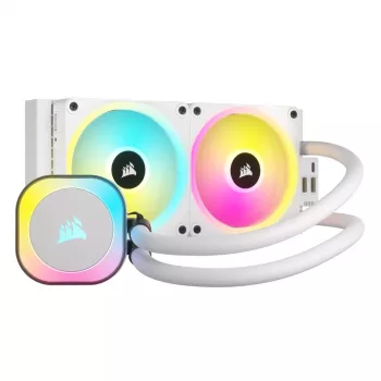 CORSAIR CPU aušintuvas - Icue Link H100I RGB AIO skystinis aušintuvas - Baltas