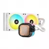 CORSAIR CPU aušintuvas - Icue Link H100I RGB AIO skystinis aušintuvas - Baltas