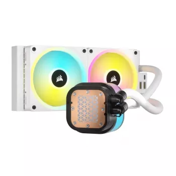 CORSAIR CPU aušintuvas - Icue Link H100I RGB AIO skystinis aušintuvas - Baltas